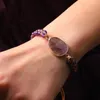 Bedelarmbanden natuursteen snaar kralen gevlochten armband bangle vrouwen mannen handgemaakte yoga sieraden bohemia kwarts warp boho