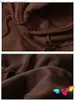 Men's Hoodies Sweatshirts 2023fw Printed Label Cactus Jack Hoodie Men's Wool Brown Hoodie Multi Color Lace Hip Hop Sweatshirt Z230816