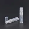 2ML/2G Clear Refillable Spray Empty Bottle Small Round Plastic Mini Atomizer Travel Cosmetic Make-up Container For Perfume Lotion Sampl Tmqe