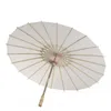 Estatuetas decorativas chinesas de papel em branco vintage chinês decoração de casamento pó parasol de dança de dança originalidade pintando guarda -chuvas artesanato