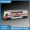 Другие игрушки MOC Строительные блоки DB Intercity 2 модель поезда DIY Собранные кирпичные транспортные образовательные творческие подарки 2343pcs 230815