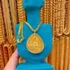 Цепочки 24k золота на громкость Dubai Jewelry Flower's Flower's Женская мода и красивый предмет yy10184