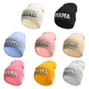 CAPS HATS FOCUSNORM PARREND CHILD MOTHER KIDS BEANIE HAT 8 COLORS WINTER WARE WARE HINIT LETTER EMBROIDERYファミリーマッチングかぎ針編みキャップ230814