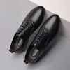 Sukienka luksusowa marka męska Oxford elegancki mężczyzna Businwear Formal Derby Wedding Flats