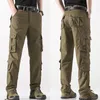 Herrenhosen Frühlingsfracht Khaki Militär Männer Hosen lässige Baumwolltaktische große Größe Armee Pantalon Militaire Homme 230815