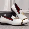 Dress Veet 남자 New S Shoes Metallic 장식 파티 로퍼 Dre Shoe Implihed Loafer