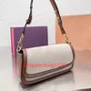 2023 Bolsos de diseño de bolsos de cuerpo cruzado Crossbody lienzo de cuero bolsos de hombro de cuero