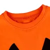 Пижамы мальчики Pumkin Pajamas Set Kids Girl Girl Halloween Carnival Nightwear Дети мультфильм милый набор одежды для младенцев Creations Deluxe 210 Y 230814