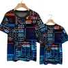 Herren-T-Shirts Elektronischer Chip 3D Print T-Shirt 2023 Fashion Cool Circuit Board T-Shirt Männer Frauen Harajuku Streetwear übergroße Tops