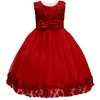 Vestidos de menina Lace Girls Wedding Party Vestres para meninas de aniversário para crianças roupas de noite vestido de bola de noite adolescente vestidos roupas 230815