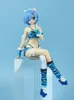 Action Toy Figures 17cm Anime Figure Re Life In A Different World From Zero Rem Ram Leopard Bikini Girl PVC Action Collection Model 230814