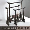 Estatuetas decorativas de caligrafia chinesa escova