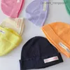 Cappelli cappelli moda autunno inverno baby beanie kids boys girls morbic sottile cappello da cappello da cappello da cappello cappello per bambini 8 colori z230815