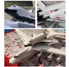 Scala del modle aeronautico 1 400 Antonov Airlines AN225 MRIYA Aircraft e BURAN SPASE SHOLTLE Modello Ucraina Aviazione Educational Toys for Boys 230814