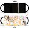 Tazze divertenti tazze di caffè 5 anime lingerie girls tazza bskt-250 cambio colore tazza di papà regali per sublimi all'ingrosso