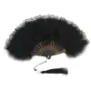 Figurine decorative Feather Feather Foling Fans Nappant Cipante per la festa di matrimonio Regalo per artigianato Girls Dance Fan Fan Fansplay Prop Home Decoration