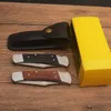 Top qualidade R3812 Faca dobrável 440c Wood Blade Wood com alça de aço inoxidável Campo de camping ao ar livre EDC Pocket Knives com caixa de varejo