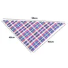 Dog Apparel 30 50pcs Plaid Bandana Lot For Small Large Dogs Things And Bows Pet Products Washable Bulk Bandanas 230814