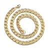 Moda Mücevher Paslanmaz Çelik Tasarımcı Zincirleri Erkek Kadın Kolye 18K Altın Titanyum Zincirleri