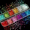 Nail Glitter Laser Gold Silver Star Shape Sequins Holographic 3D Flakes Paillettes Kit For Art Decorations Charms Manicure 230814