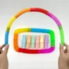 ألعاب الهالوين 100pcs mini pop tube تململ الحسية الحسية الحفلات الحفلات للأطفال البالغين القلق الإجهاد التخفيف