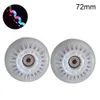 Skate Accessories 2st 807672mm Inline LED Light Flashing Roller Wheels Scooter Ruedas Inline Wheel 230815