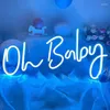 Вечеринка поставляет ydsl Оптовые персонализированные буквы Light Up Custom Lod Lod Business Oh Baby Neon Sign