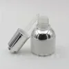 30ML Empty Refillable Upscale Pearl White Glass Bottle Essential Oil Cosmetics Jar Pot Container Vial with Glass Pipette Eye Dropper Tfxht