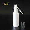 20ML 068oz White Plastic Empty Portable Refillable Nasal Spray Bottle With 360 Degree Rotation Atomizer Makeup Water Container For Tra Obhf