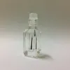 Garrafas vazias de esmalte de 4 ml em formato quadrado garrafas transparentes com tampa de escova para cosméticos DIY Nxtec