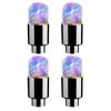 2/4pcs pneu para tampas de válvula Luzes de bicicleta LED Luzes para os conjuntos de pneus de carro Motocicleta pneu Faxk Flash Lights