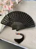 Figuras decorativas Fan de negro Estilo retro y plegable de Fan Fans