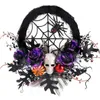 Itens de novidade Halloween grinaldas pendentes pendentes Skull spider web videira preta guirlandas