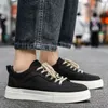 Dress Shoes Men Black Vulcanized Sneakers Boys Flat Comfortable Shoe for Spring and Summer 2023 Mans 230814