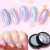 Nail Glitter Silver Holographics Laser Chrome Powder Dust Sequin Gel Polish For Nails Art Pigment Decorations Accessories 230814