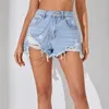 Shorts femininos mulheres cargo sexy calças jeans para macacões altas de macacão longa