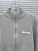 Новый Жаккардский вязаный свитер в осеннем / зимнем вязании Miu Jnlarged Detail Ert
