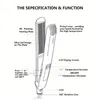 2 in 1 Pianificazione di peli di ferro largo professionista e bigodino con display-perfetto per creare capelli lisci e lucenti