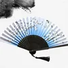 Dekorative Figuren 2023 Chinesischer Japanse Vouwen Ventilator Houten Schacht Klassieke Dans Fan Hoge Kwaliteit Kwastje Vrouwelijke