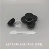 5 Gram Plastik Pot Kavanozları 5 ml Kavanoz Kozmetik Kaplar Örnek Boş kap temiz plastik doldurulabilir kaplar vidalı kapaklar w/ spatu vknc