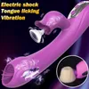 Sex Toy Masseur 10 Vibromasseurs clitoridiens à double léchage pour femmes, point G, langue douce, stimulant, fournitures de masturbation sexy pour adultes 18