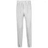 Men's Pants Homme 2023 Summer A Slit At The Hem Of Pleated Fabric Loose And Comfortable Fashion Trousers