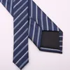 Bow Ties Fashion Striped Dot Jacquard Weave 7CM Polyester Tie For Man Business Wedding Casual Daily Wear Accessory Gift