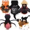 Ubrania psa psa ubrania kostium Halloween ciepły szczeniak z kapturem cosplay ubranie Chihuahua Yorkie Stroje Party Bat Spider Pet Shirt 230815