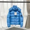 Designer Mens Down Jackets lussuoso classico distintivo ricamato capri capani di abbigliamento imbottito inverno monclair giacca da monclair parka t86z#