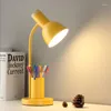 Lampade da tavolo Nordic Creative Porta Piccola Lampada Ins Girl Eye Study Room Desta Lighting Student Dormitory Camera da letto Luci da letto