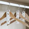 Hangers 4pcs Multifunctional Clothes Hanger Hooks Multi-Layer Plastic Closet Organizer Suitable For Heavy Nerg