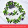 Dekorativa blommor Rose Artificial Vine Flera specifikationer Hängande växter Takvägg Jul Bröllopsdekoration Heminredning Plantas