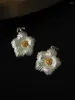 Stud Earrings Timeless Wonder Fancy Italian Geo Floral For Women Designer Jewelry Ins Sweet Goth Gift Kpop 4557