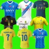 23/24 Al Nassr FC Ronaldo maglie da calcio Uomo Bambini Kit Saudi CR7 Maglia da calcio BENZEMA NEYMAR JR Fans Player Versione maglia 2023 Arabia Saudita MANE # 10